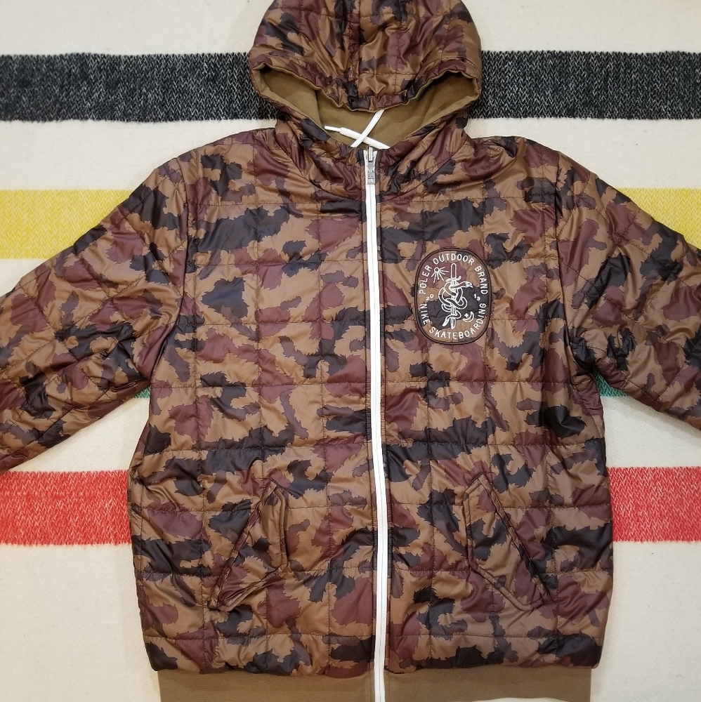 🔥Rare Nike Poler Outdoor Brand Reversible Jacket